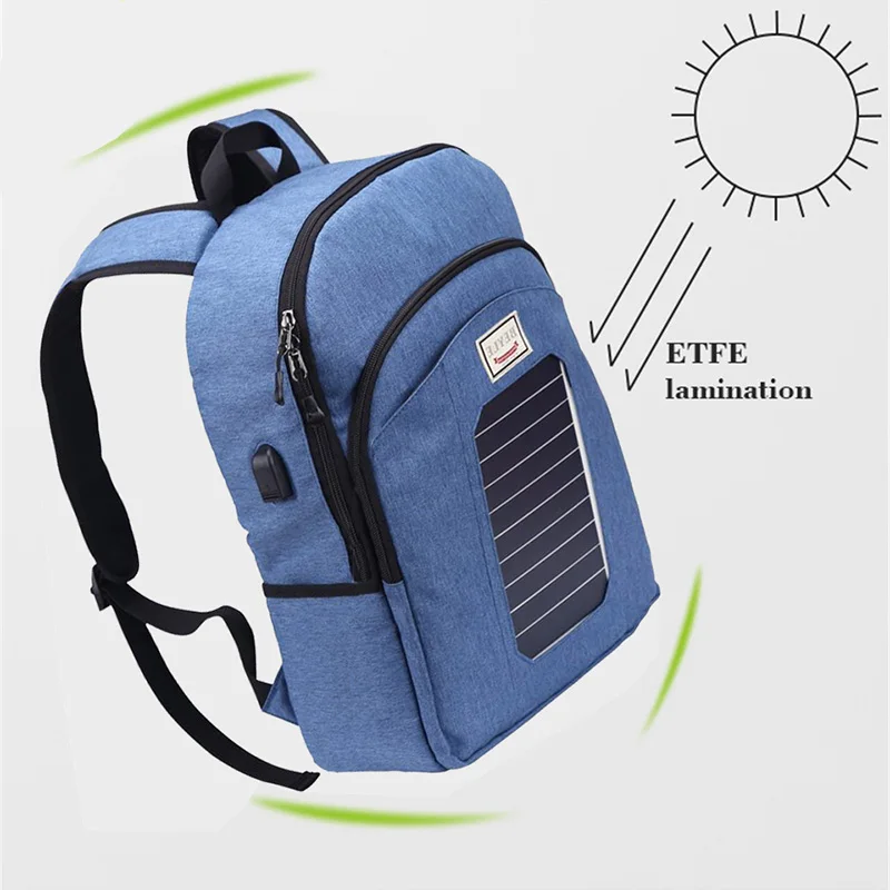 Solar charging backpack (9) - 