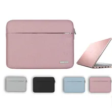 Women Man Laptop Bag Sleeve for Xiaomi air 12 13 New Notebook Soild Zipper Carrying Case for Macbook 11.6 12 13.3 Inch Cover