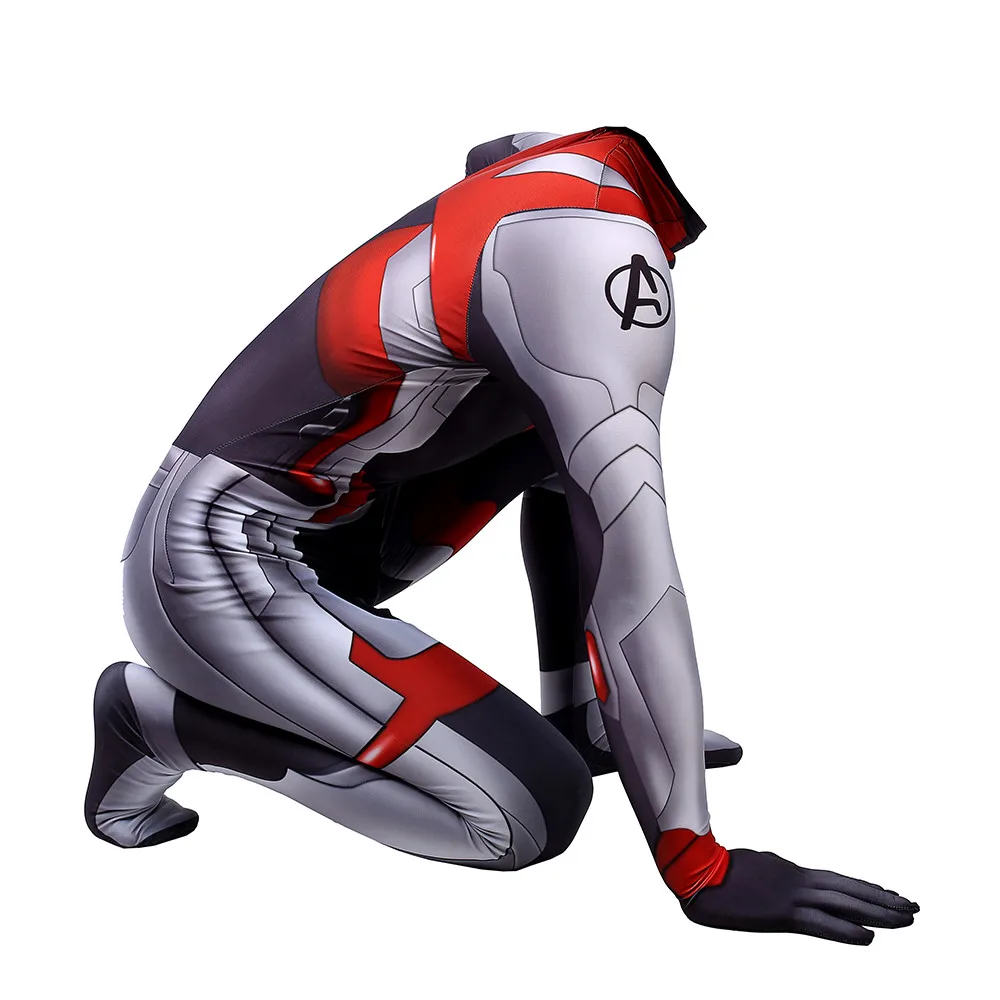 Top Cheap!!! 2019 New Type Avengers Endgame Quantum Realm Cosplay Zentai Costume The Avengers 4 3D Printed Bodysuit Jumpsuits