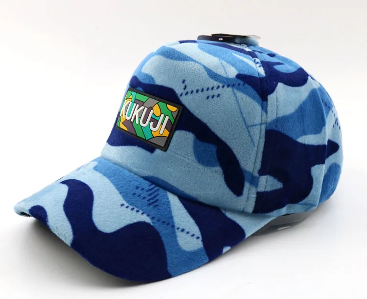 2018 invierno cálido hiphop camuflaje Snapback, niños, niño, tapa de las gorras de béisbol de los niños Gorra de Baseball de camuflaje sombrero 50 a 54 CM G103