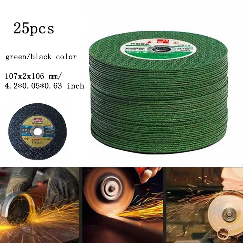 25PCS Cutting Discs 100 Angle Grinder Stainless Steel Metal Grinding Wheel Resin Double Mesh Ultra-Thin Polishing Piece