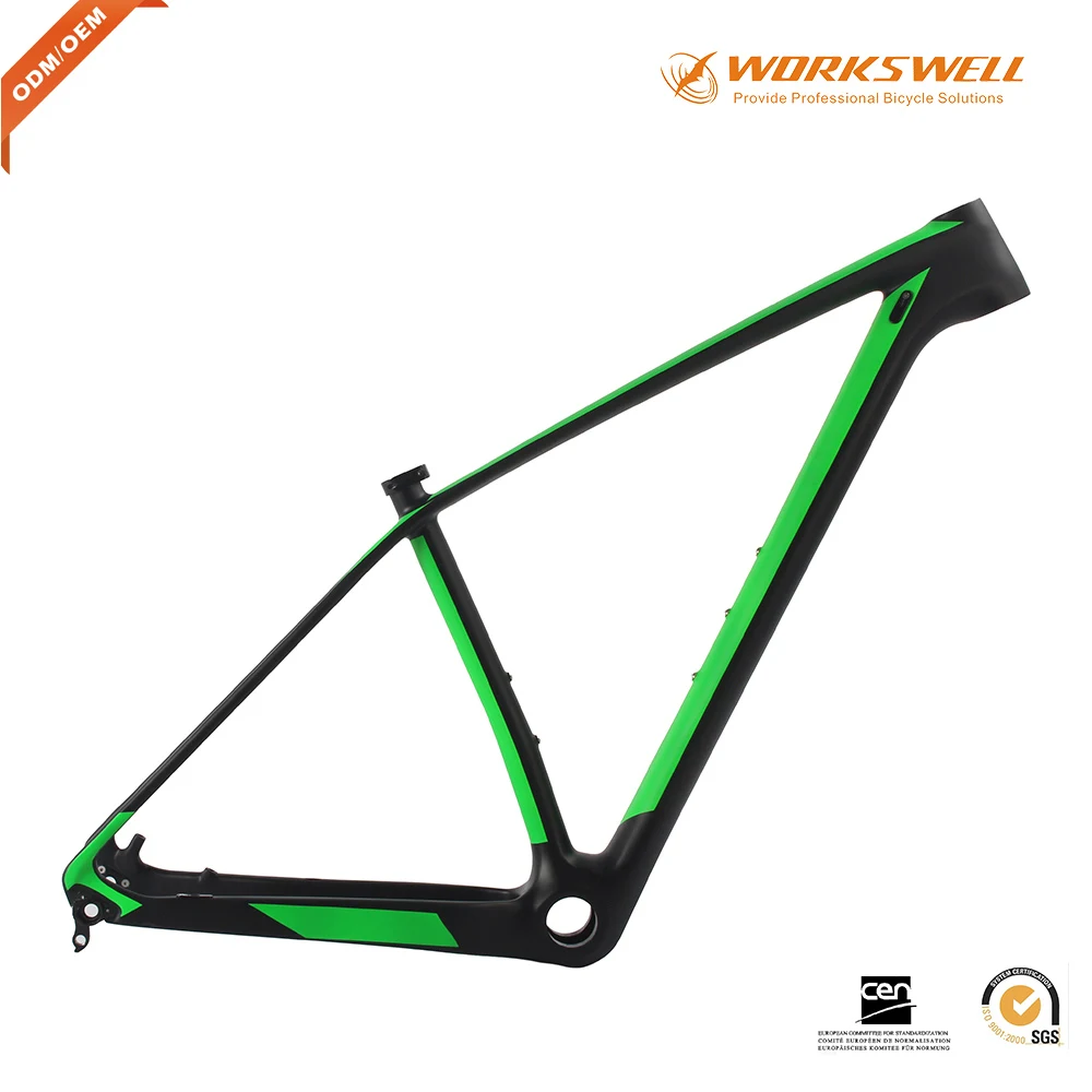 Perfect 2017 new T700 UD carbon bike MTB frame 29er Mountain bicycle frameset 142*12mm thru AXle 135*9mm QR Workswell light weight 5