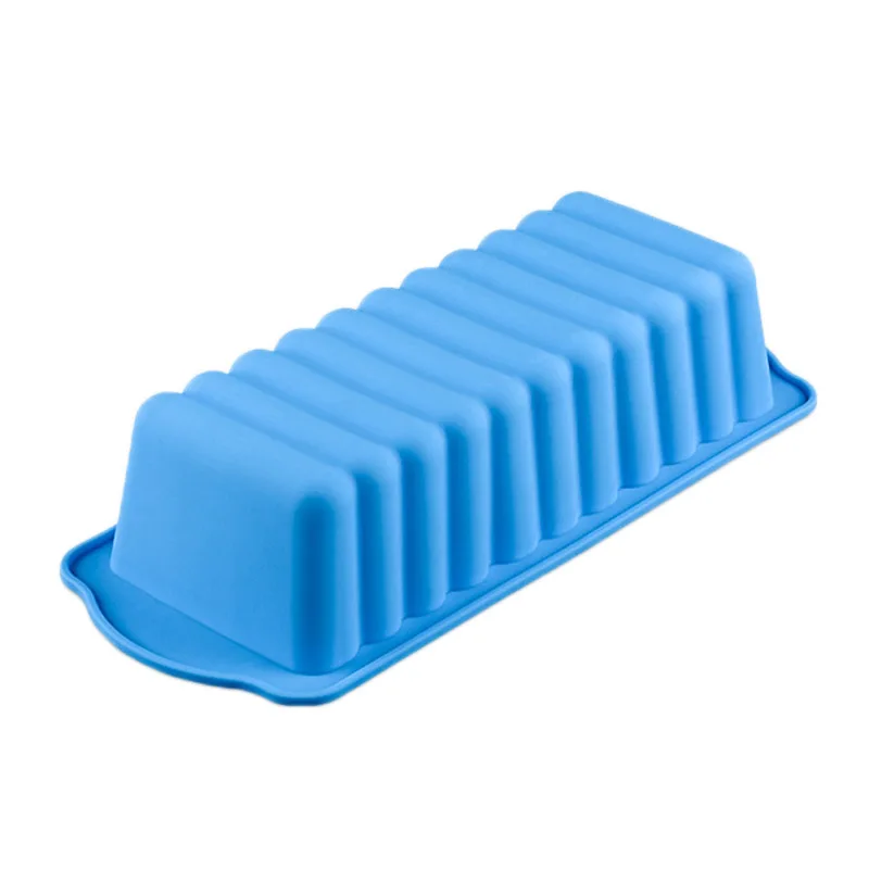3D Silicone Toast Bread Mold For Chiffon Sponge Cake Mould Bakery Brownie Cake Pan Rectangular Shape Bakeware Baking Tools