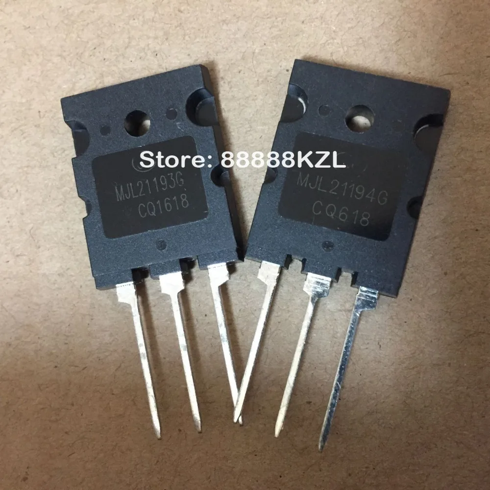 5pcs Mjl21193 + 5pcs Mjl21194 To-3pl Mjl21193g Mjl21194g To3p 10pcs ...