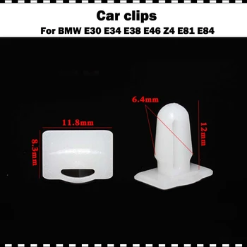

High quality plastic Door Sill Covering Trim Moulding Clips For BMW E30 E34 E38 Z4 E81 E46 E84 10/20/50/100 pcs