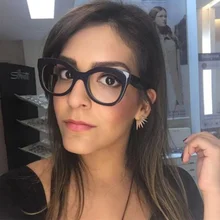 REALSTAR с модными заклепками; Оправы для очков Для женщин очки при близорукости рамка бренд Компьютер глаз женские очки оculos S550