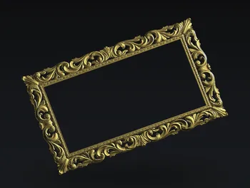 

CNC Router relief frame model 3D model artcam type3 cnc engraving STL format E101