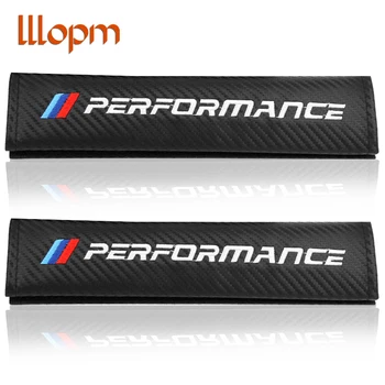 

2 Pcs/Set NEW Car Styling PU material Safety Belt Cover Seat Shoulder Pad Accessories For BMW E93 E60 E61 F10 F30 F07 M3 M5 E63