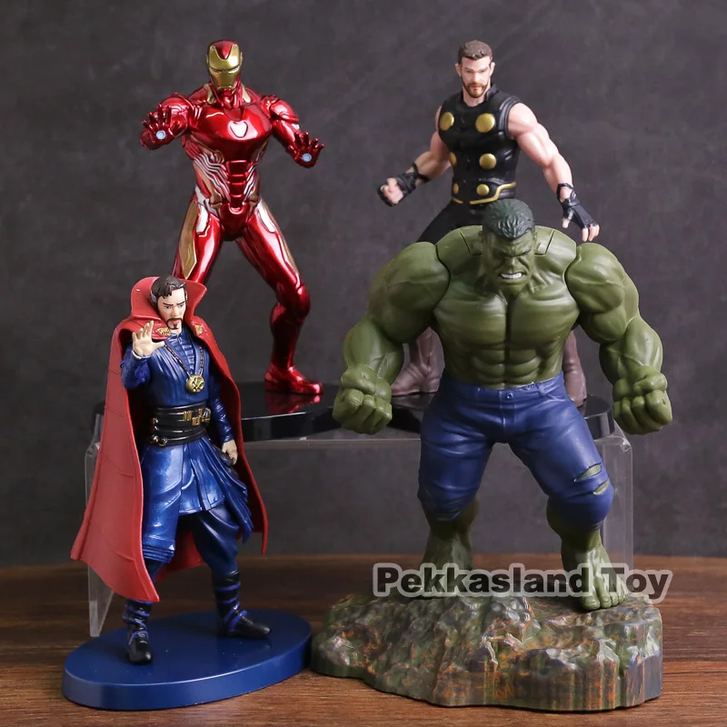 

Avengers Infinity War Iron Man Thor Doctor Strange Hulk PVC Statue Figure Collectible Model Toy