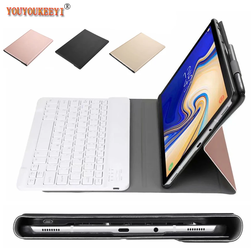 

Bluetooth keyboard case For Samsung Galaxy Tab A 10.1 2019 SM-T510 SM-T515 Tablet Flip Stand Cover