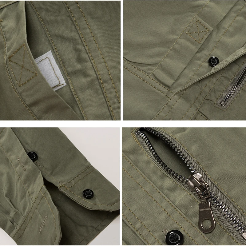  Men Shirt military Mens Long Sleeve Slim fit camisa masculina Khaki Army green Shirt High Quality S