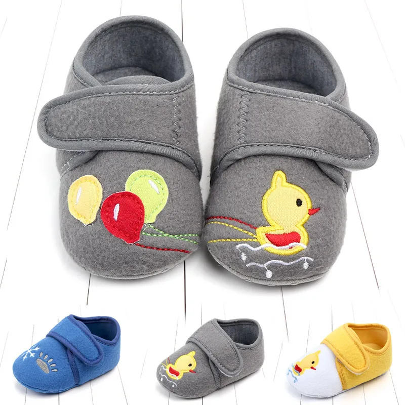 

New Cartoon Baby Shoes Casual Walking 0-1 Toddler Baby Shoes Warm Non-slip Baby Shoes Toddler Soft bottom First Walker Newborn