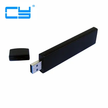 

80mm NGFF M2 SSD to USB 3.0 USB3.0 External PCBA Conveter Adapter adaptor Card Flash Disk Type with Black Case