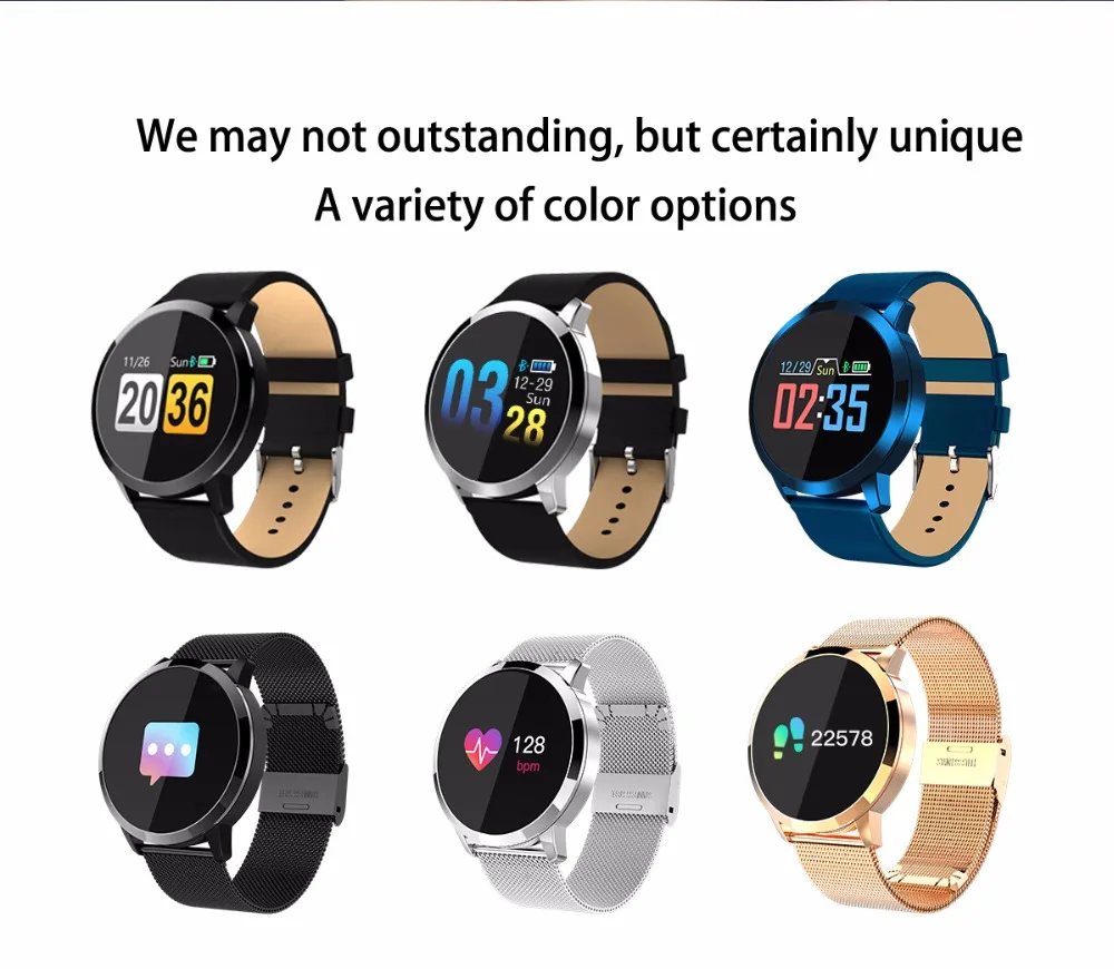 Смарт-часы спортивные водонепроницаемые шагомеры сообщение напоминание OLED Bluetooth открытый фитнес для мужчин и женщин Smartwatch для IOS Android