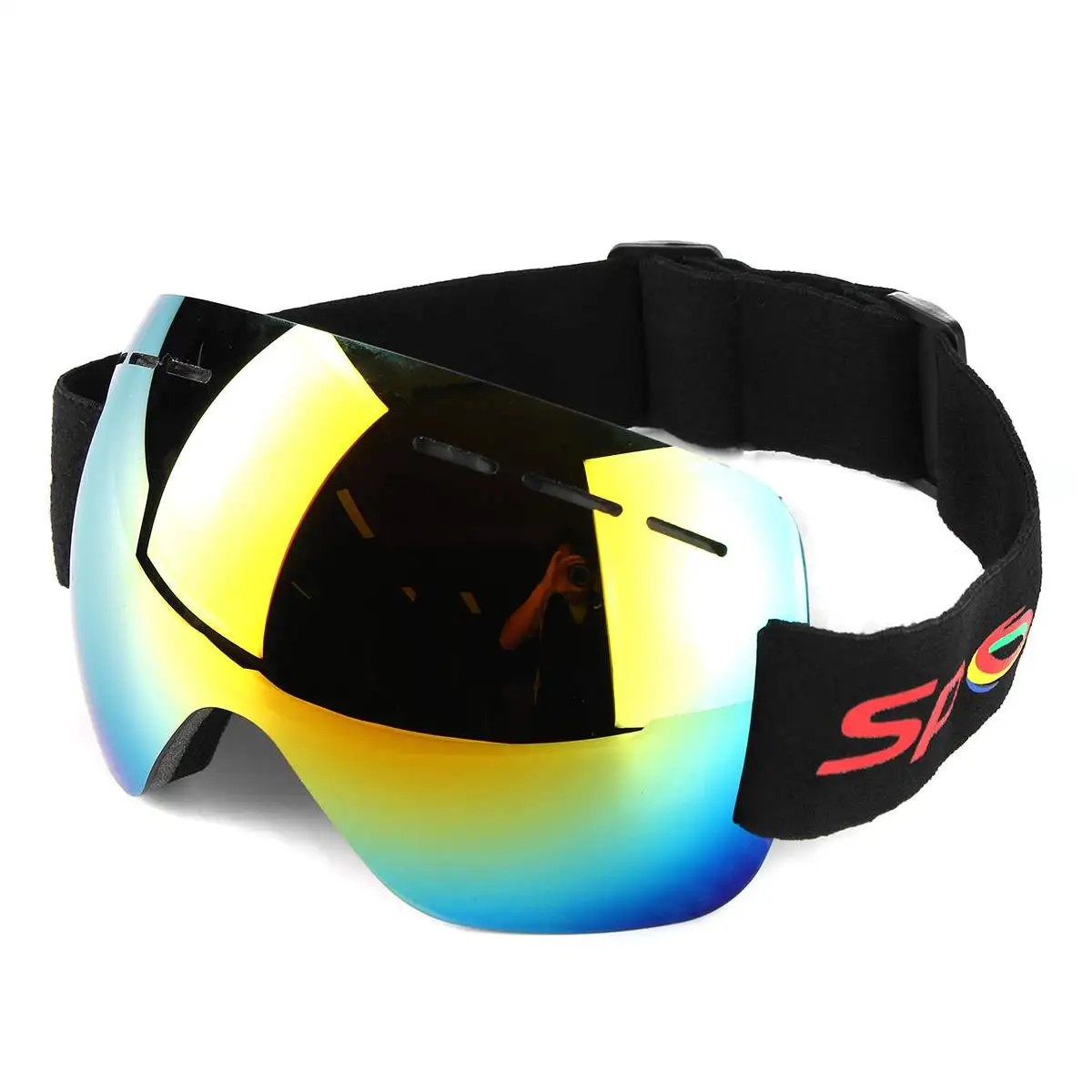 Лыжные очки Регулируемая Защита от ультрафиолета-противотуманные лыжные очки для мужчин женщин снежные очки для катания на лыжах и сноуборде Лыжные маски очки - Цвет: 4
