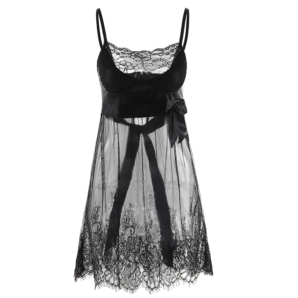 Черно белое эротическое белье эротический наряд женское кружевное платье