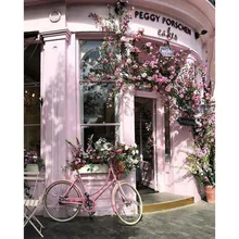 DIY, Полная площадь, алмазная вышивка, велосипедный пейзаж фото на заказ, алмазная живопись, вышивка крестом, 3D, Алмазная мозаика, декор JS1512