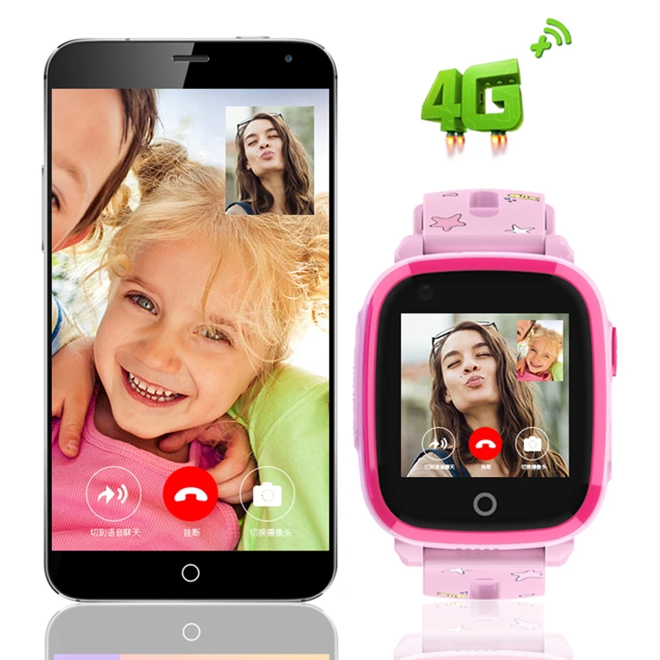  Smart Watch Kids GPS Tracker watches 4G IP67 Waterproof GPS LBS WIFI Positioning video call Camera 