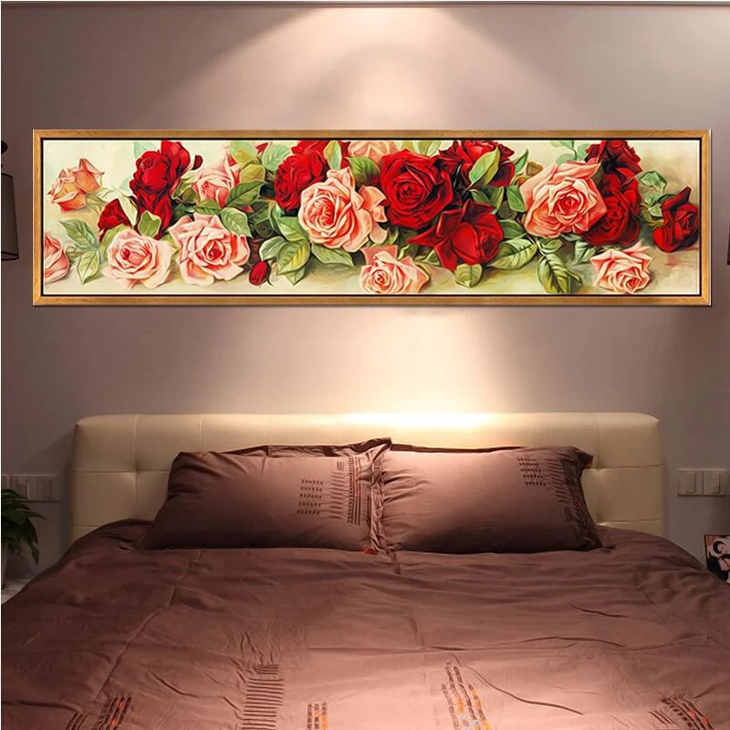 DIY 5D Diamond Embroidery Crystals Diamond Mosaic Picture Flowers Round Rhinestones Diamond Painting Cross Stitch Kits