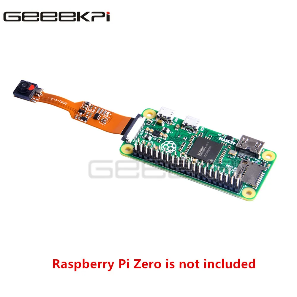 

GeeekPi Camera 5MP Module 720P / 1080P Sensor for Raspberry Pi Zero V1.3 / W