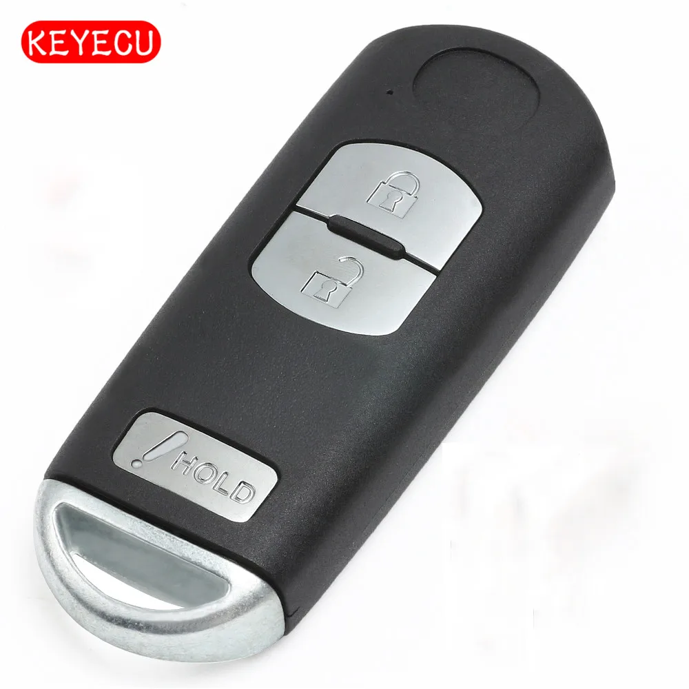 Keyecu умный дистанционный ключ 3 кнопки Fob FSK 315 МГц ID49 чип для Mazda CX 5 скорость FCC: