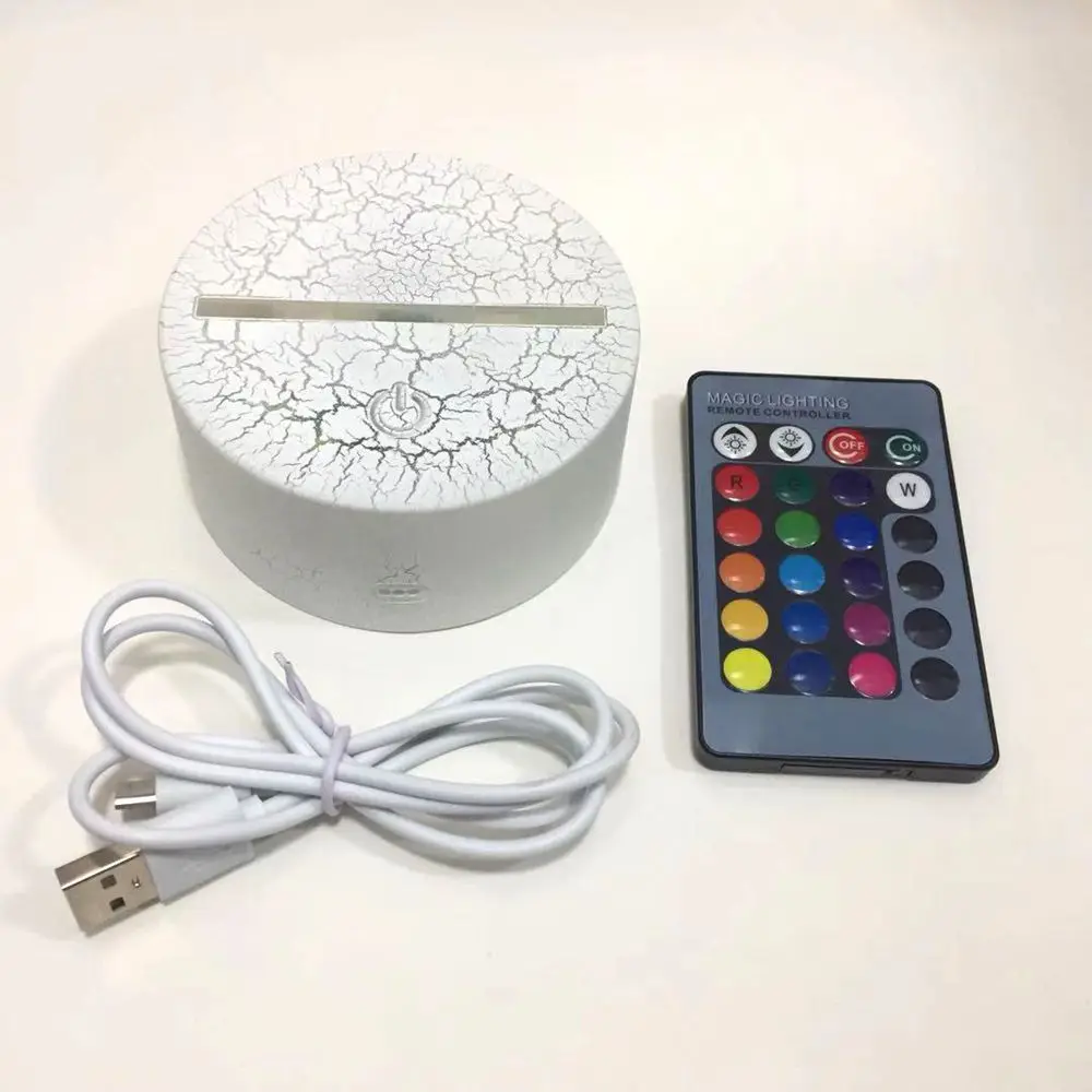 3D LED ночные огни Шакьямуни Бог 7 цветов изменить USB голограмма атмосферу Новинка лампа для украшения дома визуальную иллюзию подарок