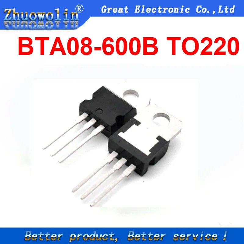 10 шт./лот BTA08-600B К-220 | Электронные компоненты и принадлежности