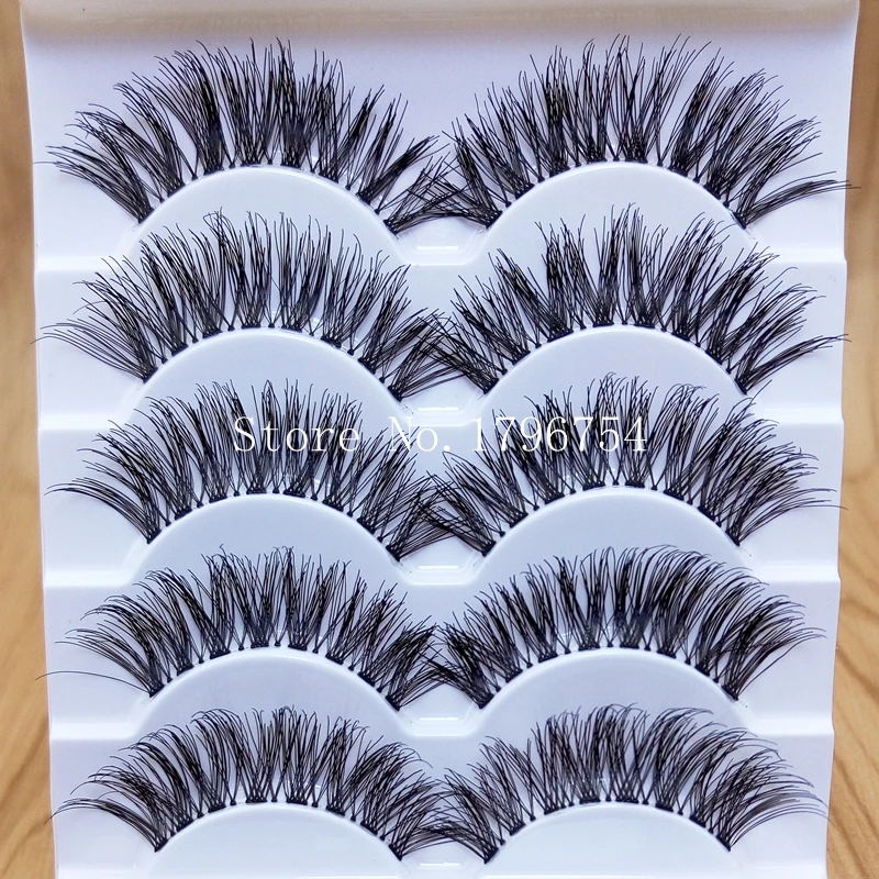 Профессиональные Накладные ресницы YOKPN густые натуральные накладные ручной