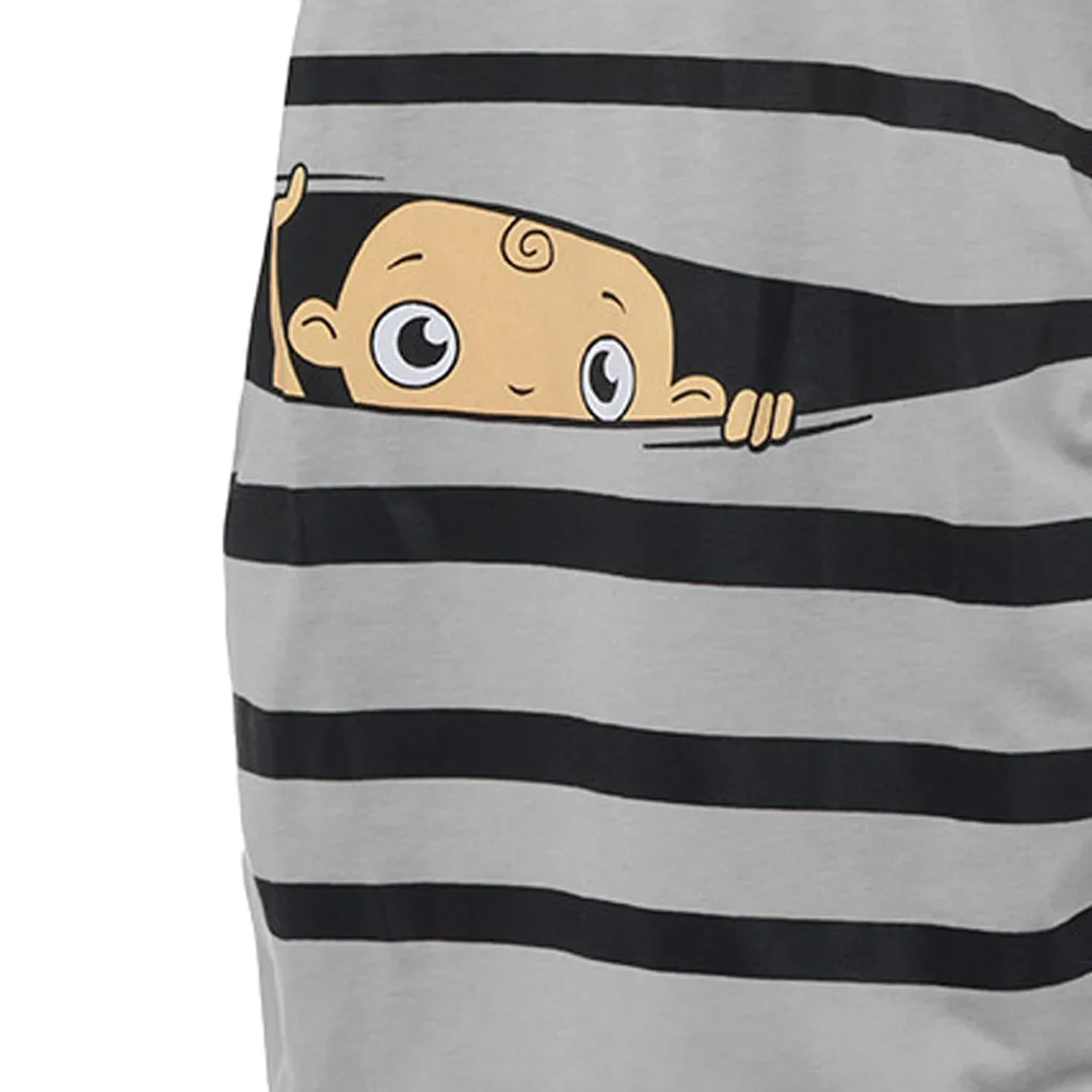 SAGACE женские футболки с коротким рукавом, Одежда для беременных, футболки для беременных с мультяшным принтом, топы с круглым вырезом для кормящих, Apl18