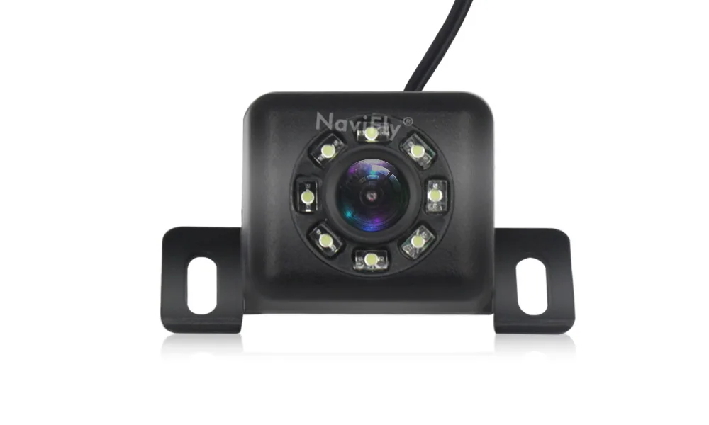 Navifly 8LED Ночная водонепроницаемая CCD HD камера заднего вида, водонепроницаемая камера ночного видения, широкоугольная Автомобильная камера заднего вида, камера заднего вида