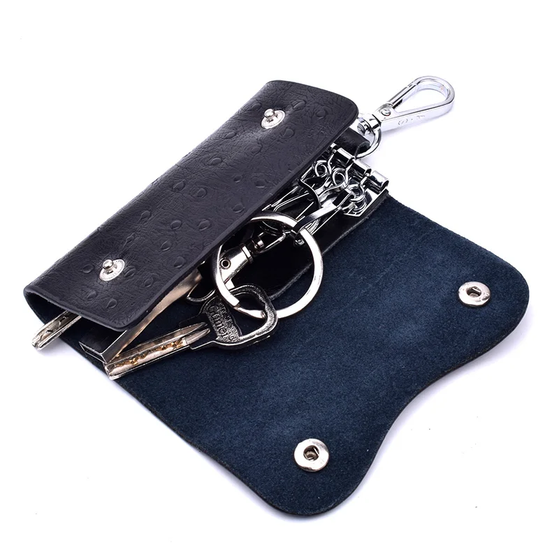 Klsyanyo Genuine Leather Key Holder Women Key Wallets Fashion