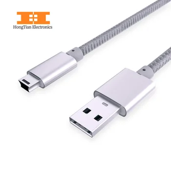 

USB 2.0 Type A Male to Mini 5P Male Mini 5P USB Cable M/M Foil Braided PVC Shielding 1M Charge Data Cable Adapter For MP3 Mp4