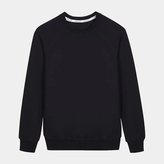 basic black sweatshirt