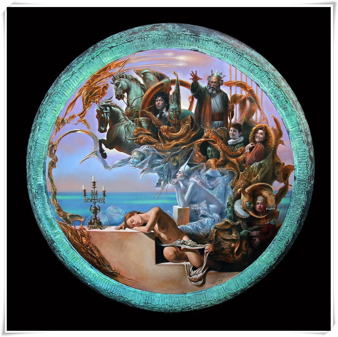 Michael Cheval Surreal Absurdist HD Print Modern Oil Painting on Canvas Poster Wall Art Picture For Living Room Home Decor #05 | Дом и сад