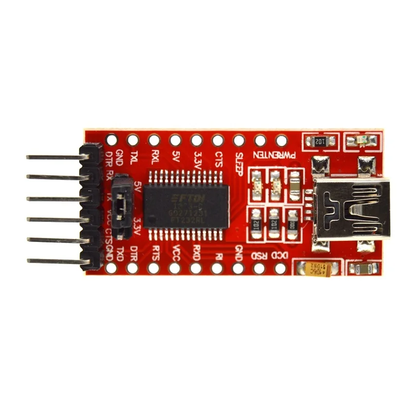 Последовательный адаптер Thinary Electronic FT232RL FT232 FTDI USB 3 В 5 для TTL мини-порт |