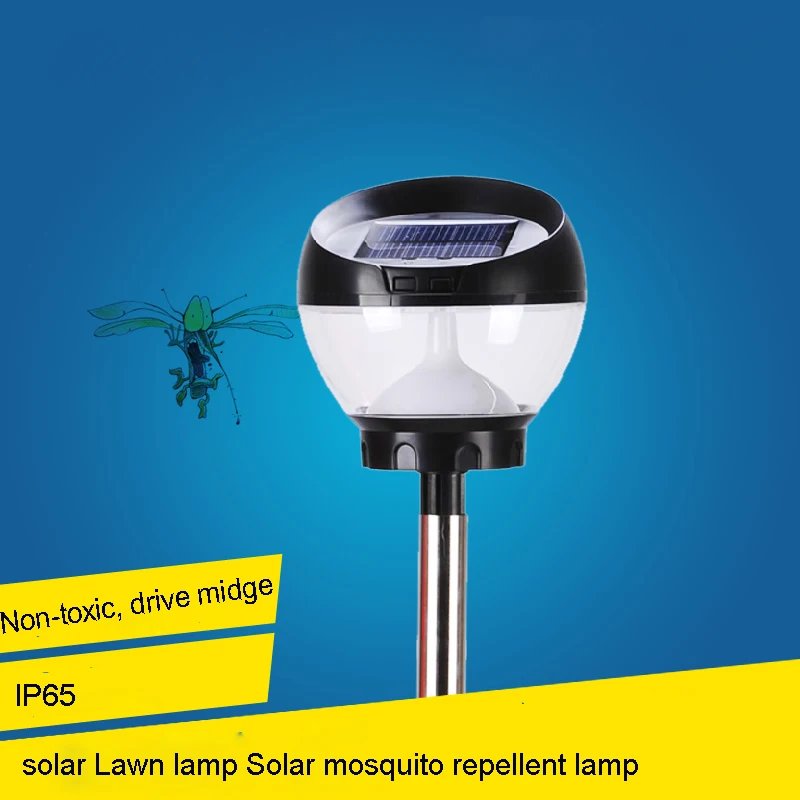 Солнечный свет LED комаров лампы солнечный наружная лампа садовые фонари настольная лампа