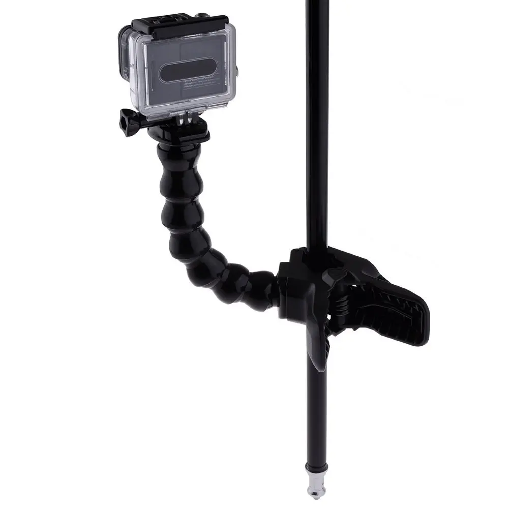 

Jaws Flex Clamp Arm Mount and Adjustable Goose Neck for GoPro Camera Hero 4/3+/3/2/1 Black