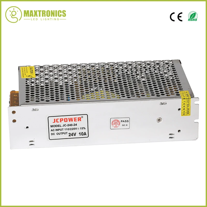  Best price 24V 10A 240W Universal Regulated Switching Power Supply for CCTV Led Radio Free shipping - 32626314499