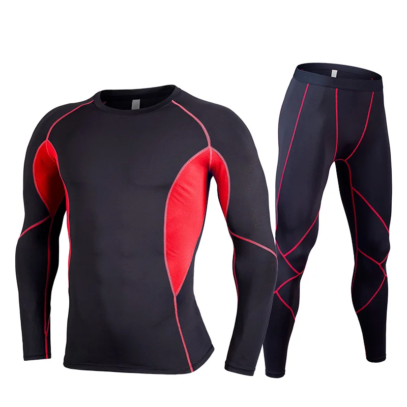 Мужская спортивная одежда Rashguard мужские футболки с длинным рукавом для