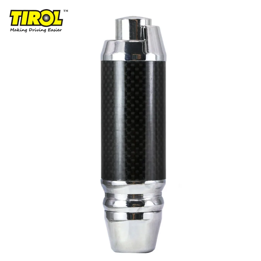 

TIROL T20941a Black Zinc Alloy Leather Gear Shift Knob Cover Universal Fit For Automatic Gear Shift Knob Cover Car Free Shipping