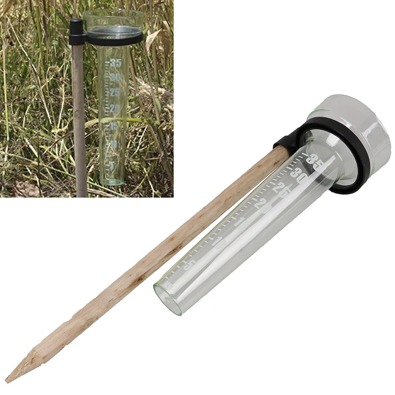 

1pc 35mm Rain Gauge for Garden Outdoor Yard Accessory New Rain Gauge Rainfall Measurement