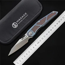 MAXACE-GLEDE складной нож M390 лезвие титановые охотничьи ножи Открытый Отдых выживания самообороны карманный нож EDC