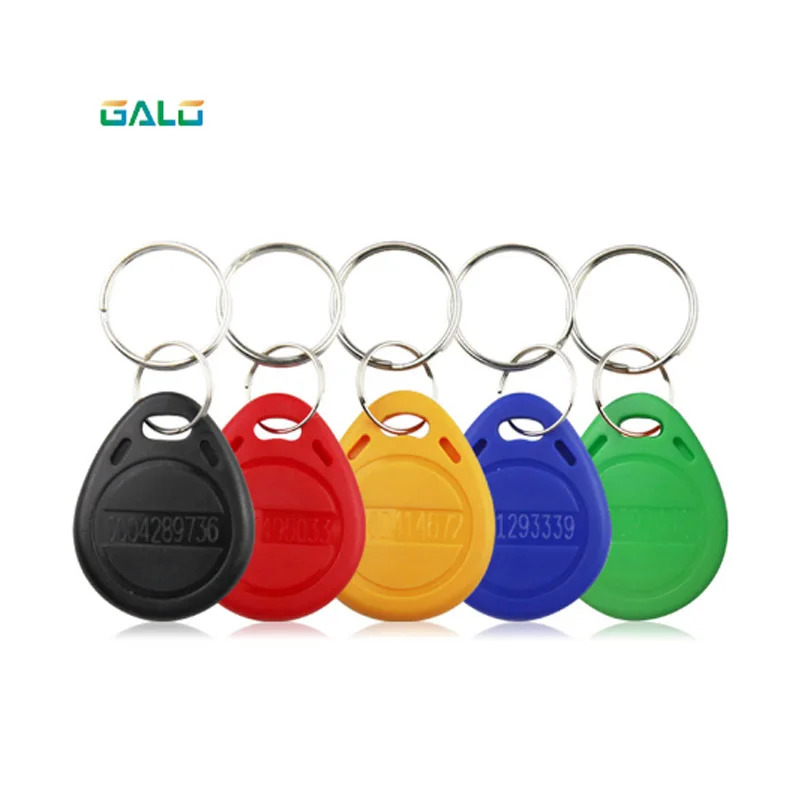 

10Pieces 13.56MHz MF 1K Keychains RFID ABS Key Fob ISO14443A Access Control Keycard token NFC Tag Colorful hotel keys