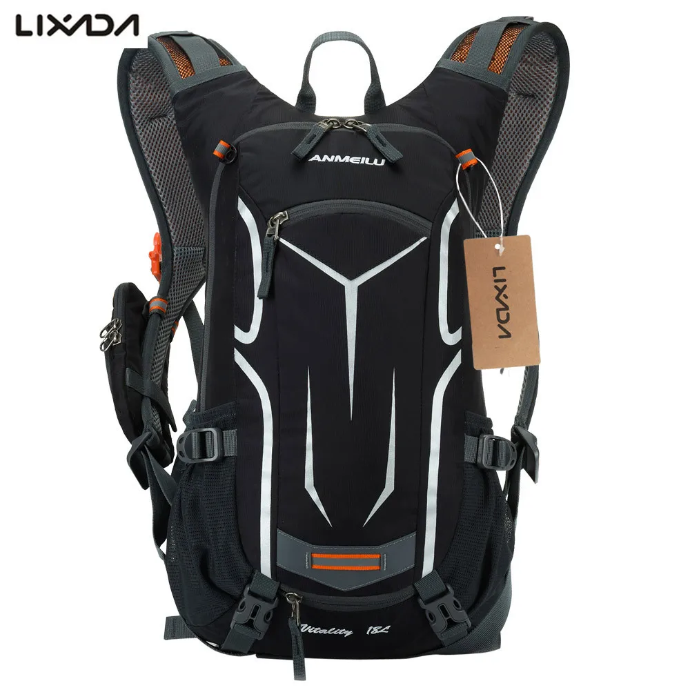 

Lixada Bicycle Bags Ultralight Outdoor Backpack Nylon Breathable Bike Bag with Rain Cover Hydration Water Bag casco ciclismo
