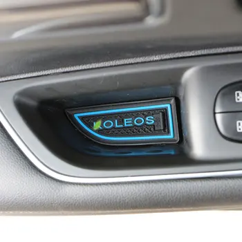 

Zlord Silicone Car Door Groove Mat Doors Anti Slip Mats for Renault Koleos 2017 2018 for Sumsung QM6 2017 2018 Accessories