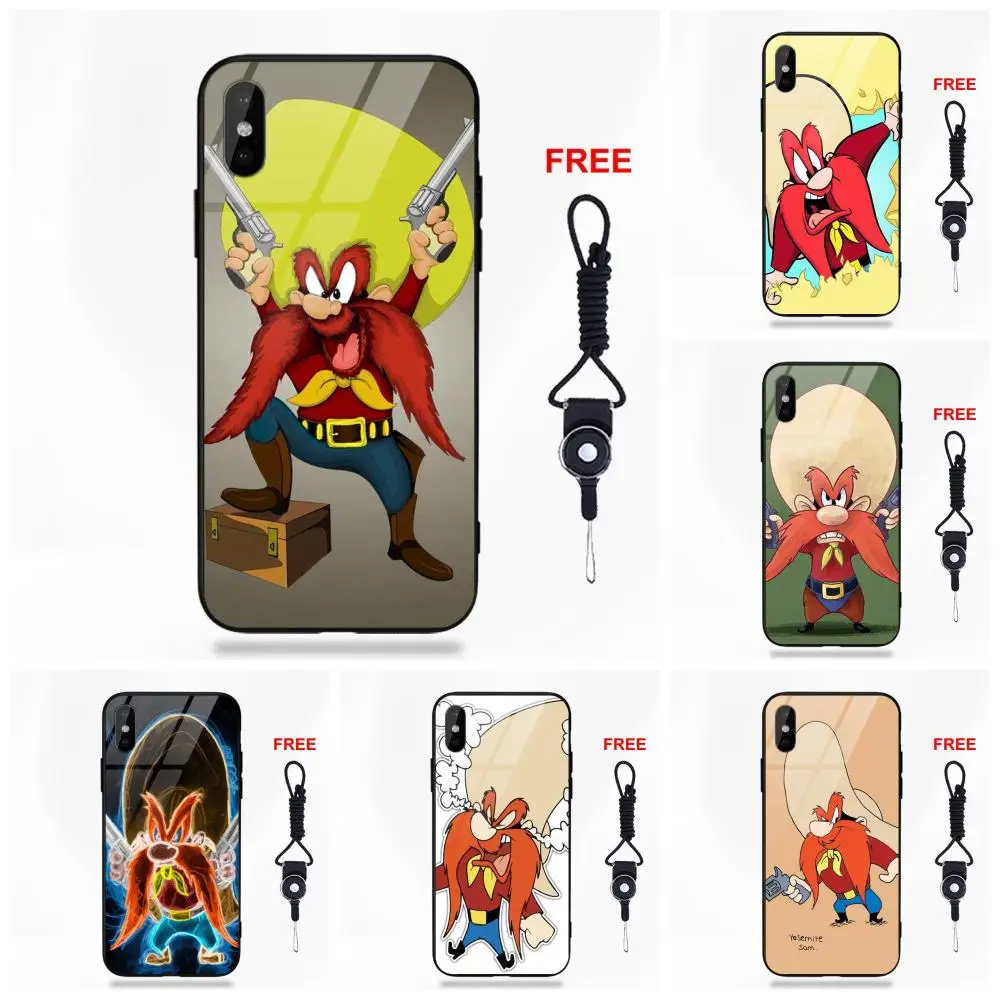 Vvcqod мультфильм Looney Tunes Yosemite Сэм для Apple IPhone X XS Max XR 5 5C 5S SE 6 S 7 8 плюс | Мобильные