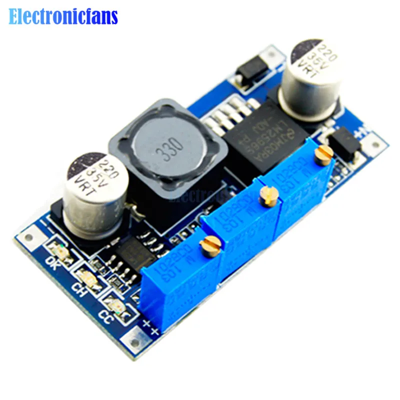 

LM2596 Step Down Power Supply Module DC-DC 7V-35V To 1.25V-30V 3A Adjustable Voltage Regulator Converter LED Driver for Arduino