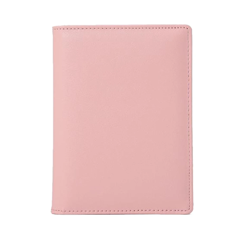 Unisex Gift Passport Holder PU Leather Accessories Document Blocking Travel Wallet Business Space Saving Organizer ID Card