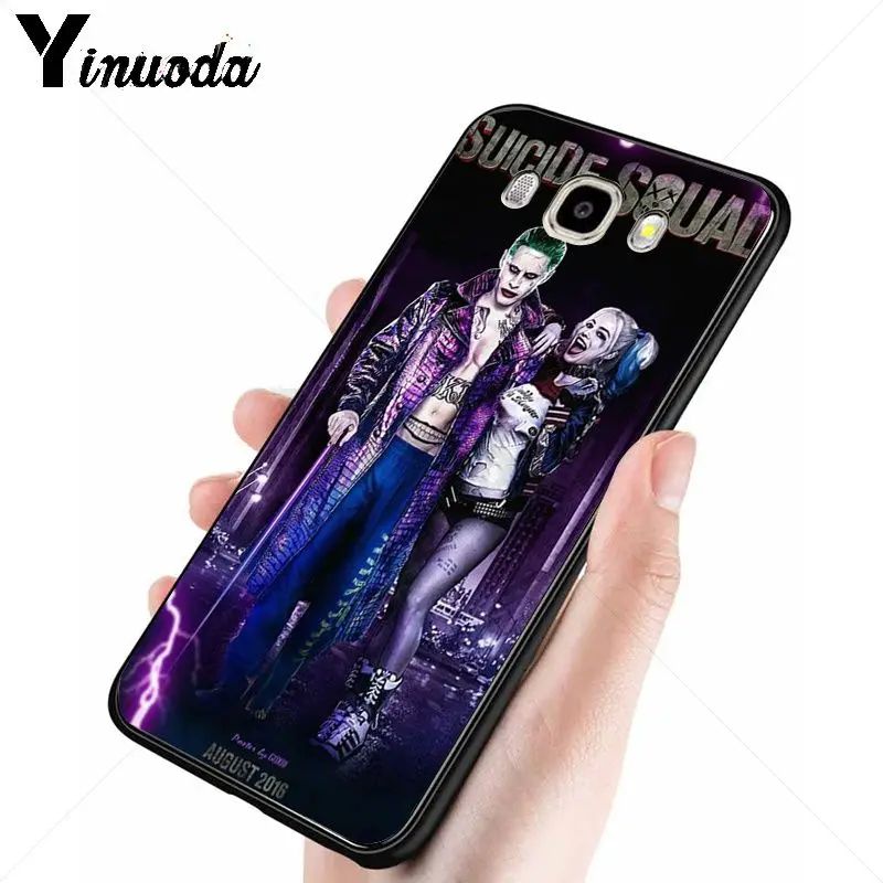 Yinuoda отряд самоубийц Джокер Харли Квинн чехол для телефона Samsung Galaxy j6plus j7 prime j8 j2