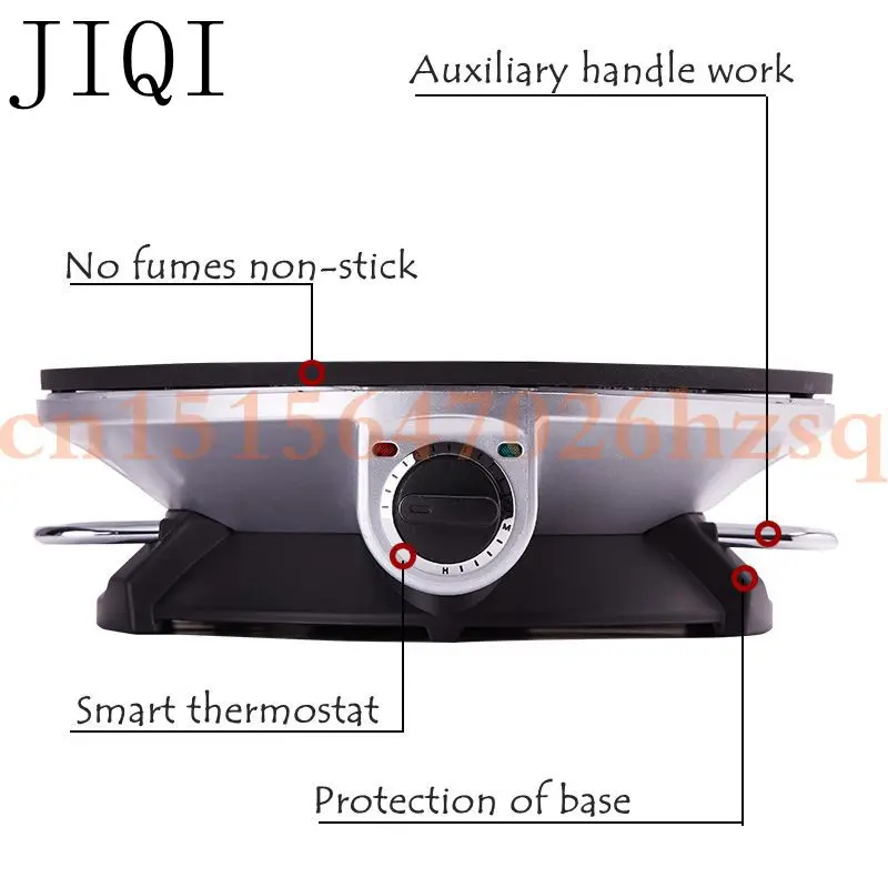 JIQI 320 мм Диаметр односторонняя 220 V-240 V блинница машина антипригарное покрытие сковорода